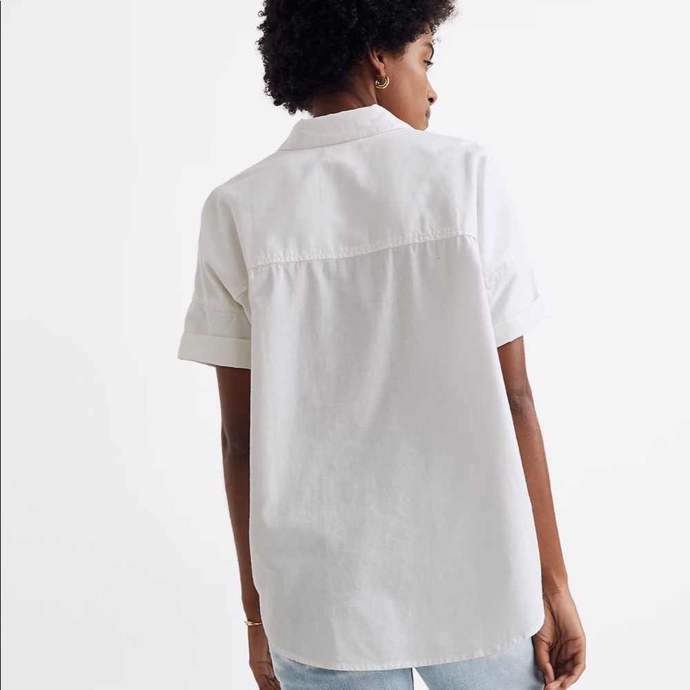 (NWOT) Madewell Button Down Cotton Top